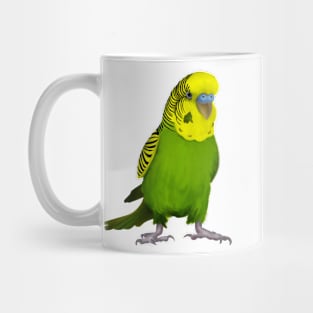Australian Budgie/Green/Yellow/Parakeet/Budgerigar/Bird Mug